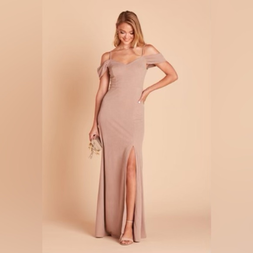 Birdy Grey Dev Crepe Taupe Dress